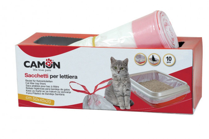 detail CAMON Vrecká hygienické cat do WC, 10ks
