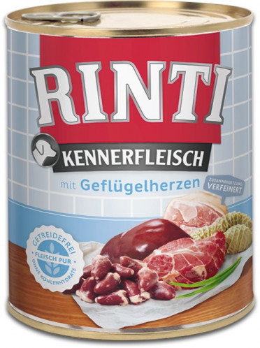 RINTI Kennerfleisch hydinové srdiečka, 400 g