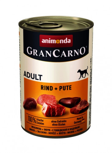 ANIMONDA GranCarno pre psov - hovädzie+morka, 800g