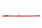 náhľad COLLAR Kožený obojok s hviezdami Glamour, 21-29cm/12mm, červená