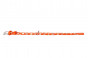 náhľad COLLAR Kožený obojok s hviezdami Glamour, 19-25cm/9mm, oranžová