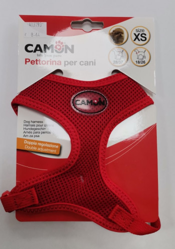 CAMON POSTROJ s dvojitým nastavením 3D polyester XS, červený