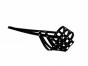 náhľad COLLAR KOžený náhubok(novofundland,kaukazák,moskovský), 40cm/11cm, čierna