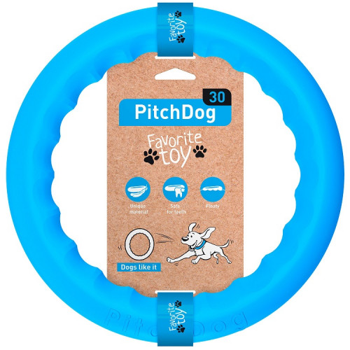 COLLAR Hračka Pitch dog, 28cm, modrá