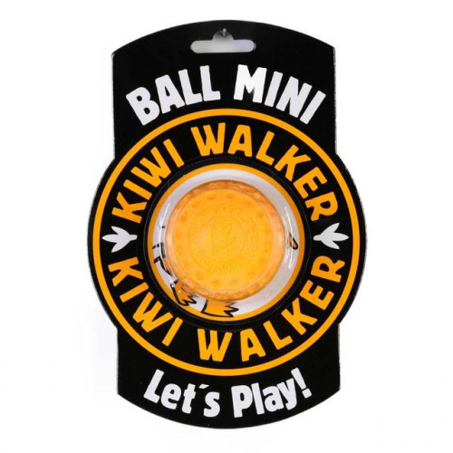 KIWI Walker Hračka lopta mini, 6 cm, oranžová