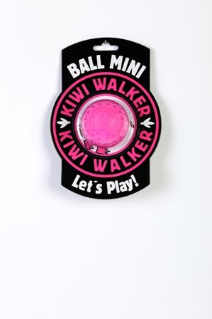 KIWI Walker Hračka lopta mini, 6 cm, ružová