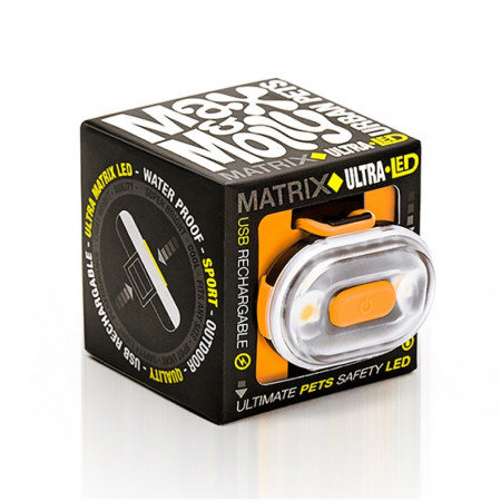 detail Matrix Ultra LED Safety light - Sky orange/Cube