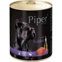 PIPER konzerva pre psov králik, 800g
