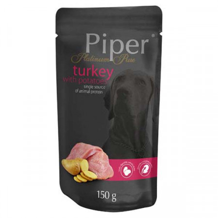 detail PIPER Plat.kapsička pre psov morka a zemiaky, 150 g