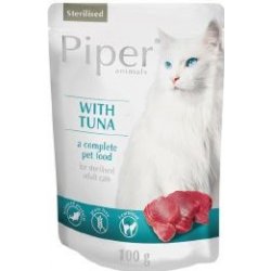 PIPER kapsička pre mačky s tuniakom, 100 g