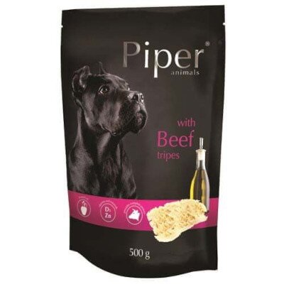 PIPER kapsička pre psov hovädzie žalúdky, 500 g