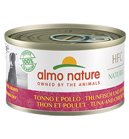 HFC dog natural tuniak a kura, 95g