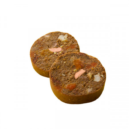 detail Meat Love Saláma čerstvý losos so spirulinou a kokosom, 200 g